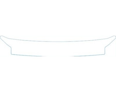 PAINT PROTECTION KIT - 2012 INFINITI G37 SEDAN BASE REAR BUMPER DECK KIT - PRECUT PPF CLEAR BRA WRAP