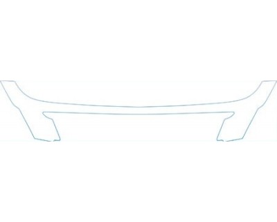 PAINT PROTECTION KIT - 2012 INFINITI G37 SEDAN JOURNEY SPORT UPPER BUMPER(SPORT) KIT - PRECUT PPF CLEAR BRA WRAP