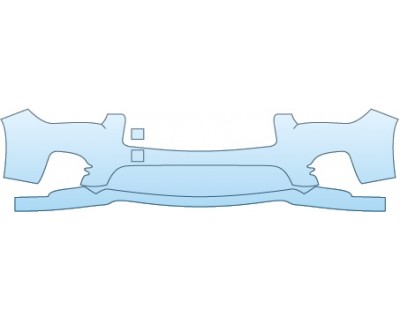 PAINT PROTECTION KIT - 2014 INFINITI Q50 SPORT  LOWER BUMPER (24 INCH) - PRECUT PPF CLEAR BRA WRAP