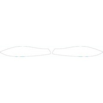 PAINT PROTECTION KIT - 2012 JAGUAR XFR BASE  HEADLIGHTS KIT - PRECUT PPF CLEAR BRA WRAP