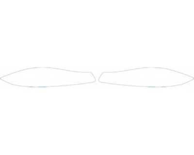 PAINT PROTECTION KIT - 2013 JAGUAR XF SUPERCHARGED  HEADLIGHTS KIT - PRECUT PPF CLEAR BRA WRAP