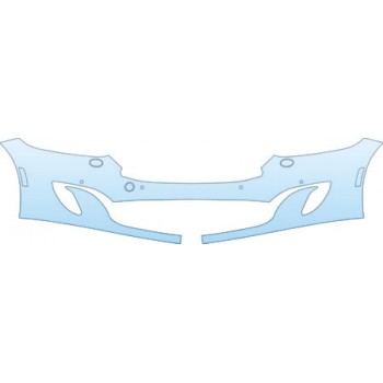 PAINT PROTECTION KIT - 2013 JAGUAR XK CONVERTIBLE  LOWER BUMPER(WITH WASHERS SENSORS) KIT - PRECUT PPF CLEAR BRA WRAP