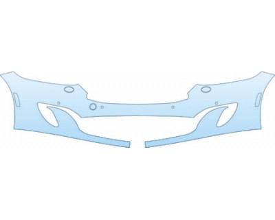 PAINT PROTECTION KIT - 2012 JAGUAR XK COUPE  LOWER BUMPER(WITH WASHERS SENSORS) KIT - PRECUT PPF CLEAR BRA WRAP