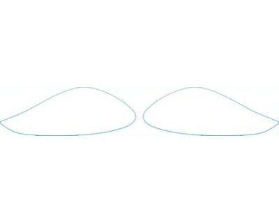 PAINT PROTECTION KIT - 2012 JAGUAR XK COUPE  HEADLIGHTS KIT - PRECUT PPF CLEAR BRA WRAP