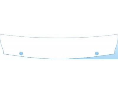 PAINT PROTECTION KIT - 2012 JAGUAR XK COUPE  REAR BUMPER DECK KIT - PRECUT PPF CLEAR BRA WRAP