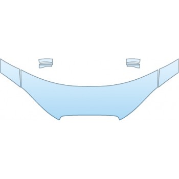 PAINT PROTECTION KIT - 2015 JAGUAR XF PORTFOLIO  HOOD FENDERS MIRRORS - PRECUT PPF CLEAR BRA WRAP