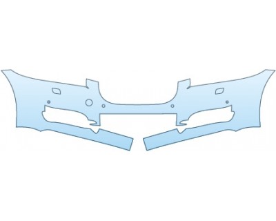 Precut PPF Kit – Clear Bra Paint Protection Film PAINT PROTECTION KIT - 2015 JAGUAR XF PORTFOLIO BUMPER(WITH WASHERS SENSORS) - PRECUT PPF CLEAR BRA WRAP