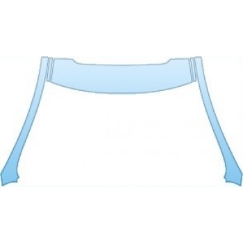 Precut PPF Kit – Clear Bra Paint Protection Film PAINT PROTECTION KIT - 2015 JAGUAR XFR BASE ROOF A-PILLARS (WITH SUN ROOF) - PRECUT PPF CLEAR BRA WRAP