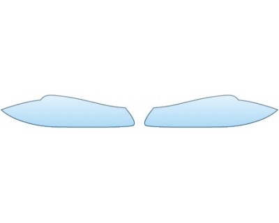 PAINT PROTECTION KIT - 2015 JAGUAR XFR BASE  HEADLIGHTS - PRECUT PPF CLEAR BRA WRAP