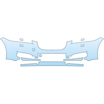 Precut PPF Kit – Clear Bra Paint Protection Film PAINT PROTECTION KIT - 2015 JAGUAR XF PORTFOLIO BUMPER (WITH WASHERS) - PRECUT PPF CLEAR BRA WRAP
