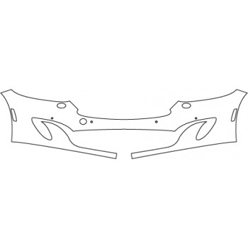 2014 JAGUAR XK COUPE  Lower Bumper(with Washers Sensors)