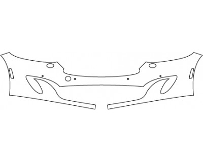 2015 JAGUAR XKR COUPE  Lower Bumper(with Washers Sensors)