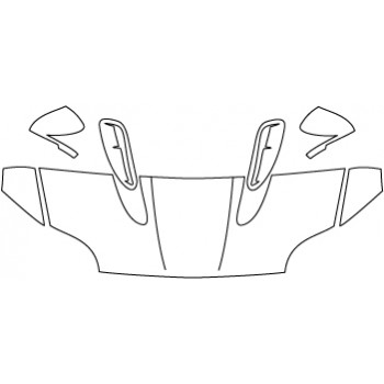 2015 JAGUAR XK CONVERTIBLE  Hood Fenders Mirrors (with Air Inlets)