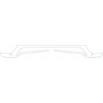 PAINT PROTECTION KIT - 2013 JEEP GRAND CHEROKEE SRT 8  LOWER BUMPER INSERT KIT - PRECUT PPF CLEAR BRA WRAP