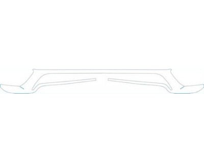 PAINT PROTECTION KIT - 2013 JEEP GRAND CHEROKEE SRT 8  LOWER BUMPER INSERT KIT - PRECUT PPF CLEAR BRA WRAP