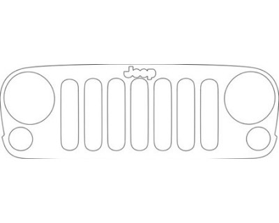 2010 JEEP WRANGLER UNLIMITED-X  Grille Kit