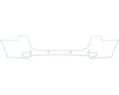 PAINT PROTECTION KIT - 2011 JEEP GRAND CHEROKEE OVERLAND  FULL REAR BUMPER KIT - PRECUT PPF CLEAR BRA WRAP