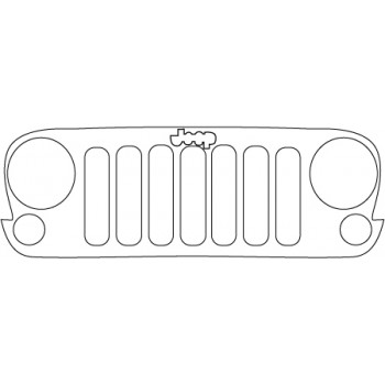 2017 JEEP WRANGLER UNLIMITED  Grille