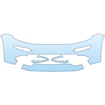 Precut PPF Kit – Clear Bra Paint Protection Film PAINT PROTECTION KIT - 2014 JEEP GRAND CHEROKEE SRT BUMPER (30 INCH) - PRECUT PPF CLEAR BRA WRAP