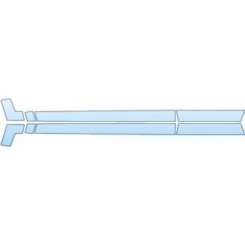 PAINT PROTECTION KIT - 2014 JEEP GRAND CHEROKEE SRT  DOORS - PRECUT PPF CLEAR BRA WRAP