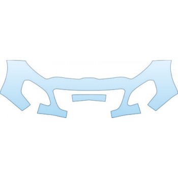 PAINT PROTECTION KIT - 2012 KIA RIO5 HATCHBACK EX BUMPER(30 INCH WITH SLIT) KIT - PRECUT PPF CLEAR BRA WRAP
