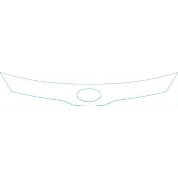 PAINT PROTECTION KIT - 2013 KIA RIO SEDAN LX GRILLE KIT - PRECUT PPF CLEAR BRA WRAP