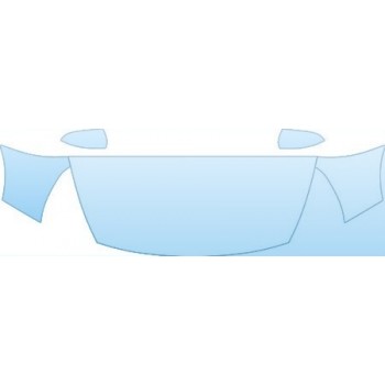 PAINT PROTECTION KIT - 2013 KIA RIO SEDAN LX HOOD FENDER MIRRORS KIT - PRECUT PPF CLEAR BRA WRAP