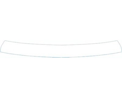 PAINT PROTECTION KIT - 2013 KIA RIO SEDAN LX REAR BUMPER DECK KIT - PRECUT PPF CLEAR BRA WRAP