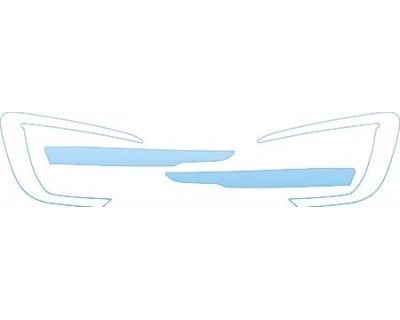 PAINT PROTECTION KIT - 2011 KIA OPTIMA HYBRID  GRILLE KIT - PRECUT PPF CLEAR BRA WRAP