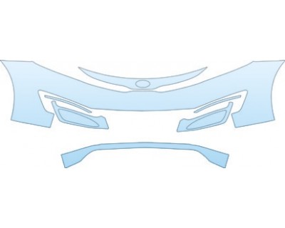 PAINT PROTECTION KIT - 2013 KIA OPTIMA SX  BUMPER(30 INCH) KIT - PRECUT PPF CLEAR BRA WRAP