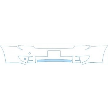 2010 KIA SEDONA LX  Bumper (plate Cut Out) Kit