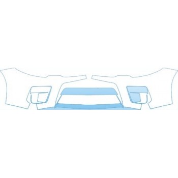 PAINT PROTECTION KIT - 2013 KIA FORTE SX KOUPE BUMPER(KOUPE) KIT - PRECUT PPF CLEAR BRA WRAP