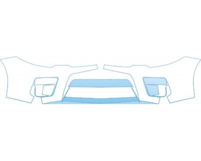 PAINT PROTECTION KIT - 2013 KIA FORTE SX KOUPE BUMPER(KOUPE) KIT - PRECUT PPF CLEAR BRA WRAP