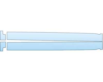 PAINT PROTECTION KIT - 2014 KIA SORENTO EX  ROCKERS - PRECUT PPF CLEAR BRA WRAP