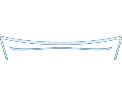 PAINT PROTECTION KIT - 2014 KIA SORENTO EX  GRILLE (MORE SEAMS) - PRECUT PPF CLEAR BRA WRAP