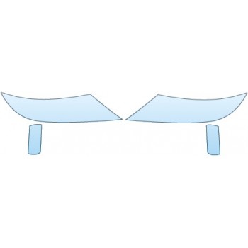 Precut PPF Kit – Clear Bra Paint Protection Film PAINT PROTECTION KIT - 2014 KIA SORENTO EX HEADLIGHTS FOG LIGHTS - PRECUT PPF CLEAR BRA WRAP