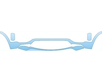 PAINT PROTECTION KIT - 2014 KIA SORENTO LIMITED  LOWER BUMPER(SX) - PRECUT PPF CLEAR BRA WRAP