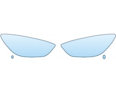 PAINT PROTECTION KIT - 2015 KIA RIO 5 SX  HEADLIGHTS FOGLIGHTS(SX) - PRECUT PPF CLEAR BRA WRAP
