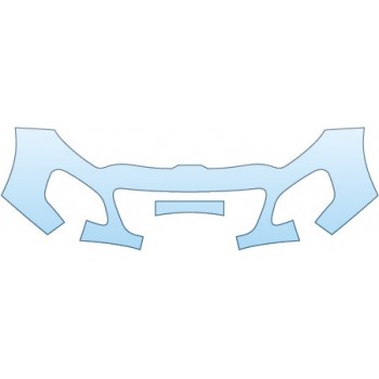 PAINT PROTECTION KIT - 2015 KIA RIO 5 SX  BUMPER(30 INCH MORE SEAMS) - PRECUT PPF CLEAR BRA WRAP