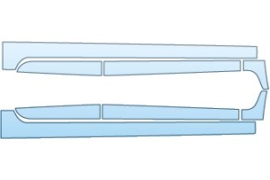 2015 KIA OPTIMA LX ROCKERS DOORS