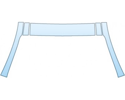 PAINT PROTECTION KIT - 2015 KIA K900 SEDAN  ROOF A-PILLARS - PRECUT PPF CLEAR BRA WRAP