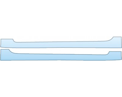 PAINT PROTECTION KIT - 2015 KIA K900 SEDAN  ROCKERS - PRECUT PPF CLEAR BRA WRAP