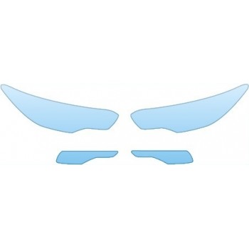 Precut PPF Kit – Clear Bra Paint Protection Film PAINT PROTECTION KIT - 2015 KIA K900 SEDAN HEADLIGHTS FOG LIGHTS - PRECUT PPF CLEAR BRA WRAP