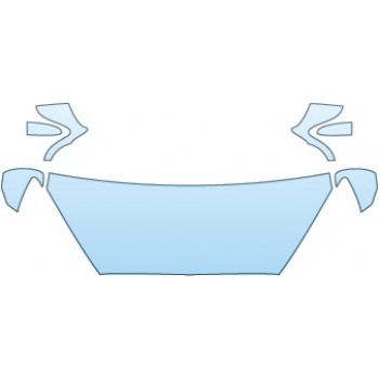 PAINT PROTECTION KIT - 2015 KIA K900 SEDAN  HOOD FENDERS MIRRORS (24INCH) - PRECUT PPF CLEAR BRA WRAP