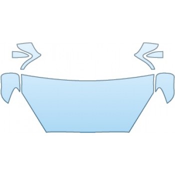 PAINT PROTECTION KIT - 2015 KIA K900 SEDAN  HOOD FENDERS MIRRORS (30 INCH) - PRECUT PPF CLEAR BRA WRAP