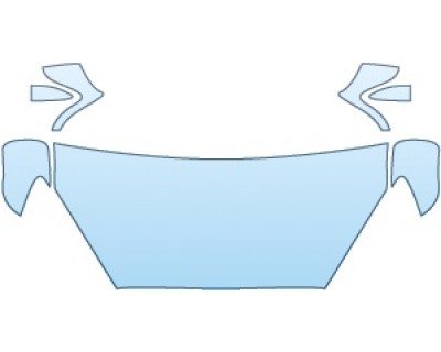 PAINT PROTECTION KIT - 2015 KIA K900 SEDAN  HOOD FENDERS MIRRORS (30 INCH) - PRECUT PPF CLEAR BRA WRAP