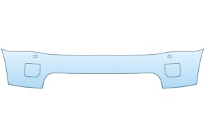 2015 LAND ROVER LR4 HSE BUMPER (WITH WASHERS)