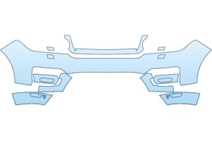 2017 LAND ROVER RANGE ROVER SPORT AUTOBIOGRAPHY UPPER BUMPER (30 INCH MORE SEAMS)