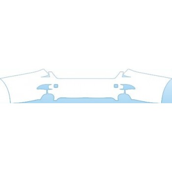 PAINT PROTECTION KIT - 2010 LEXUS IS 250 BASE FULL REAR BUMPER(WITH REAR DECK) KIT - PRECUT PPF CLEAR BRA WRAP