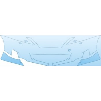 PAINT PROTECTION KIT - 2011 LEXUS IS F SPORT BUMPER(WITH WASHERS) KIT - PRECUT PPF CLEAR BRA WRAP